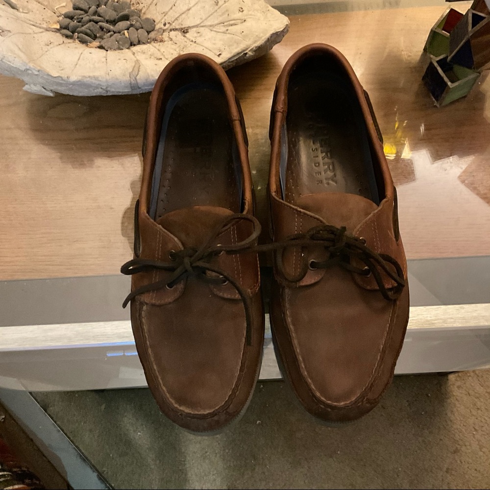 SPERRY TOP-SIDER 2 EYED BOAT SHOES 13 - Picture 4 of 7